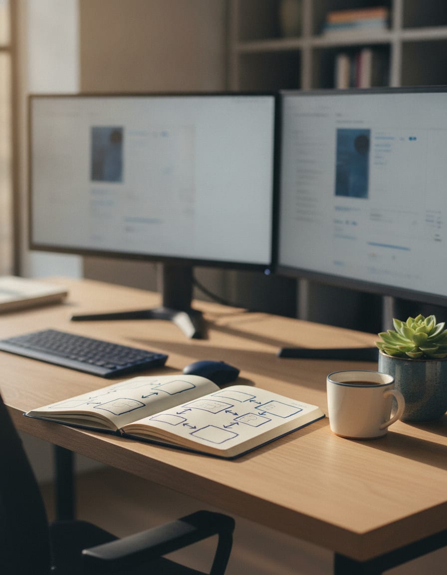 Karim Nassar's workstation